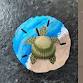 Christmas in July Painted Beach Sand Dollar Ornaments