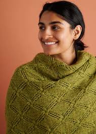 Climbing Rose Wrap: Free Wrap Knitting Pattern