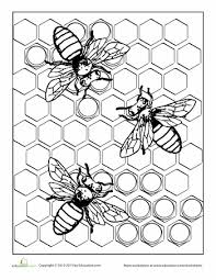 Bee Worksheet Education Com Bee Coloring Pages Insect Coloring Pages Coloring Pages
