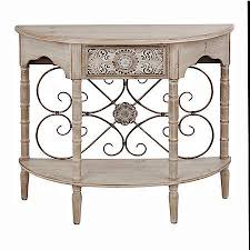 Emily Distressed Demilune Console Table Kirklands Entryway Table Decor Kirkland Furniture Console Table