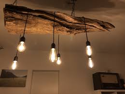 Deckenlampe 6 Flammig Baumstamm Vintage Lampen Lampe Baumstamm