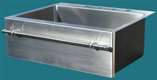 hand made stainless steel apron sinks