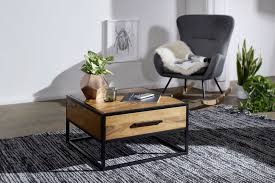 Wohnling Couchtisch 65 Cm Wl5 623 Aus Sheesham Und Metall Wohnzimmertisch Tische Wohnzimmer Kaffeetisch