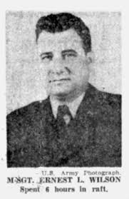 Ernest Wilson: Recounts injuries and cold ocean drama.