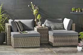 Salon de jardin royan en aluminium et résine à prix cassé sur l'expert du discount en ligne badaboum. Ensemble De Jardin Haut De Gamme En Resine Tressee Jade Degrade Gris