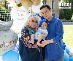 Robin-John Gibb and partner Megan introduce their baby boy