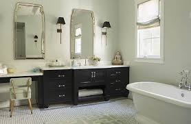 Art deco bathroom bathroom interior bathroom ideas brass bathroom bathroom black small dark bathroom bathroom designs classic art deco bathroom design ideas and pictures. Makeup Vanity Next To Washstand Transitional Bathroom