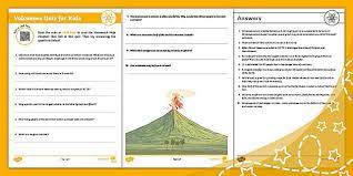 It's like the trivia that plays before the movie starts at the theater, but waaaaaaay longer. Volcano Quiz For Kids