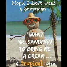 Mr Sandman Bring Us A Dream Beachmantra Winterblues 93daystilspring Beach Quotes I Love The Beach Beach Christmas