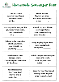 Homemade Scavenger Hunt Download The Holderness Family Scavenger Hunt Birthday Scavenger Hunt Treasure Hunt For Kids