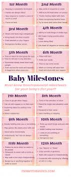 Must Know Developmental Baby Milestones 1st Year