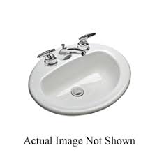 Proflo® rockaway 20 x 17 in. Consolidated Supply Co Drop In Bathroom Sinks