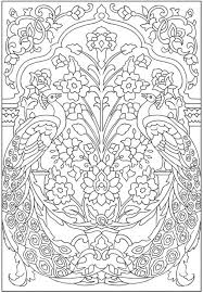 Amazing Peacock Pattern Advanced Coloring Page For Grown Ups Peacock Coloring Pages Designs Coloring Books Coloring Pages