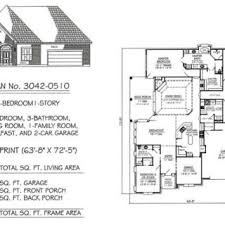 Here these various special pictures to add your collection, whether the particular of the photo are clever pictures. Custom 3 Bedroom House Floor Plans Craftsman One Story Home Open Plan Landandplan
