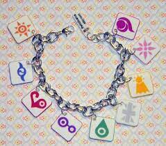 Hey I Found This Really Awesome Etsy Listing At Http Www Etsy Com Listing 79125672 Digimon Crest Charm Bracelet Digimon Crests Charm Bracelet Digimon
