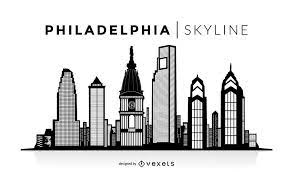 Philadelphia Skyline Silhouette Design You Can See The Most Important Buildings It 39 S Isolated And Philadelphia Skyline Skyline Silhouette Skyline Design