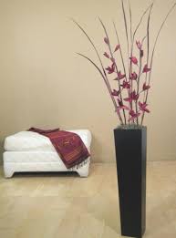 Accessories Minimalist Home Interior Designing Ideas With Stylish Black Tall Floor Vases Filled With Dry Stem Jarrones Decorativos Decoracion De Unas Jarrones