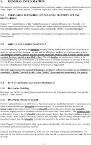 If you find unclaimed money, it could help to pay rent and mortgage payments and car payments. Florida Unclaimed Property Reporting Instructions Manual Pdf Free Download