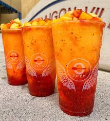 Next, place the mango pieces, ice cubes, water, and lime juice in a blender and blend until you have a slushy. Easy Mexican Mangonada Step By Step Recipe Dream Africa