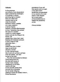 Vultures By Chinua Achebe Chinua Achebe Quotes Deep Cruel