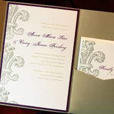Fleur De Lis Elegant Gold Pocketfold Custom Wedding Invitation Set Vintage Botanical Print Save Pocketfold Invitations Custom Wedding Invitations Invitations