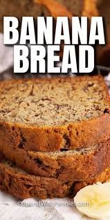 The flavor is just wonderful! Moist Banana Bread Spend With Pennies