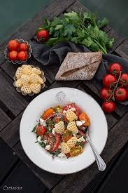 Tomatensalat Mit Feta Pommels Krauterdressing 7013 Cookingcatrin Rezepte Tomatensalat Krauterdressing