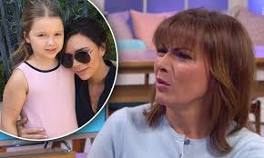 Lorraine Kelly mocks Victoria Beckham over Harper's name