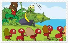 Semut dan belalang di musim panas yang hangat dan cerah, seekor belalang memainkan biola kesayangannya saat bernyanyi dan menari. Pembelajaran 1 Tema 7 Subtema 3 Ayo Memimpin Mikirbae Com