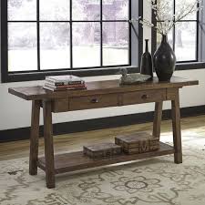 Birch Lane Console Table Desjardins Console Table Birchlane Rustic Sofa Tables Furniture Arrangement Furniture