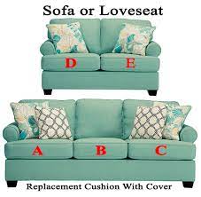 Slumberland offers a comprehensive collection of varying sizes and materials to complete the look. Ashley Daystar Replacement Cushion Cover 2820038 Sofa Or 2820035 Love