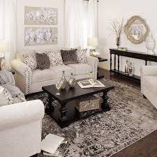 Linen Sofa And Loveseat With Nailhead Trim Jerome S Furniture Living Room Decor Cozy Trendy Living Rooms Affordable Living Room Furniture