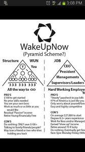 Pyramid Scheme J O B Vs Wakeupnow Now I Am An