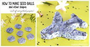 The process is quick and easy, and it doesn't require any special equipment. Make Seed Balls From Recycled Paper Buggy And Buddy