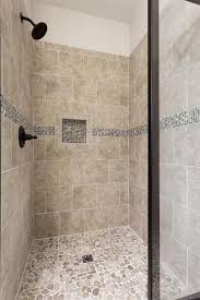 Heathland White Rock Tile With Silver Asp Glass Slate Blend And Fiji Cream Flat Pebble Mosaic Floor White Tile Shower House Bathroom Bathrooms Remodel