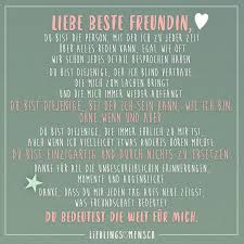Liebe Beste Freundin Du Bist Die Person Mit Der Ich Zu Jeder Zeit