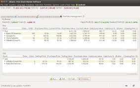 what is good stock portfolio management software on linux