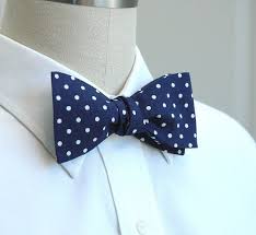 Black And White Polka Dot Bow Tie Blue Polka Dot Bow Tie At Http Www Etsy Com Listing 90455163 Mens Bow Tie In Classic Navy And White Wedding Suits Men Wedding Suits Mens Bow Ties