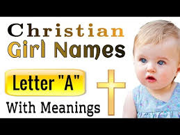 The meaning of this name is bearing christ. Baby Names From Letter A Christian Girl Names With Name Meanings Youtube