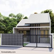Area berjemur & bersantai di teras belakang rumah. Desain Dan Denah Rumah Mungil Luas Bangunan 6 X 9 M 3 Kamar Tidur Dengan Pagar Roster Unik Homeshabby Com Design Home Plans Home Decorating And Interior Design