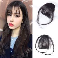 Here are trendy ideas for wavy and straight, shaggy and sleek, balayage and ombre long hairstyles with layers and bangs. Ixport Clip In Front Hair Bang Fringe Hair Extension Piece Thin Natural Color Amazon In Beauty