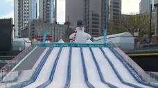 Snow tubing and ice skating at Light the Knights - Charlotte