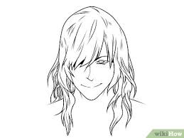 Some long male hairstyles can be drawn pretty much the same as female. How To Draw Anime Hair 14 Steps With Pictures Wikihow