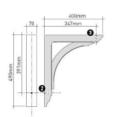 A traditional bow or bay window is a beautiful asset to your home, but measuring them for new curtain rods may be intimidating! Gallows Bracket For Porch Bay Windows Support Brackets