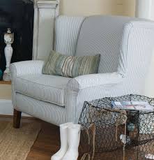 +6 colorsavailable in 6 colors. Blue White Striped Fabric Classic Sofa Oversize Chair