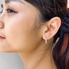 Buy 925 Sterling Silver 18K Gold Plated Geometric Slim Square Hoop Earrings  Online in India