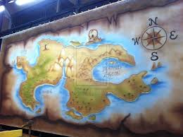 Peter Pan Pantomime Cloth Neverland Backdrop By Eebsart Deviantart Com On Deviantart Backdrops Peter Pan Jr Neverland