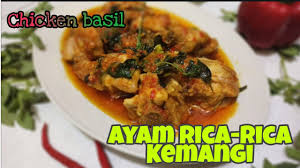 Ayam 1/2 kg daun salam 2 lembar sereh 1 kemangi 1 ikat. Resep Ayam Rica Rica Kemangi Chicken Basil Youtube