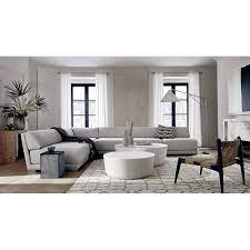 Oversized coffee table rounds out large seating areas with natural beauty and modern form. Cap Ivory Cement Large Coffee Table Reviews Cb2