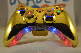 I Wish I Had This Much For My Hubby Xbox 360 Custom Controller Full Set Of Led Bullet Buttons With L Xbox One Games Xbox 360 Controller Xbox Controller